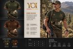 Camiseta de Caza YOI – Diseño Ciervo